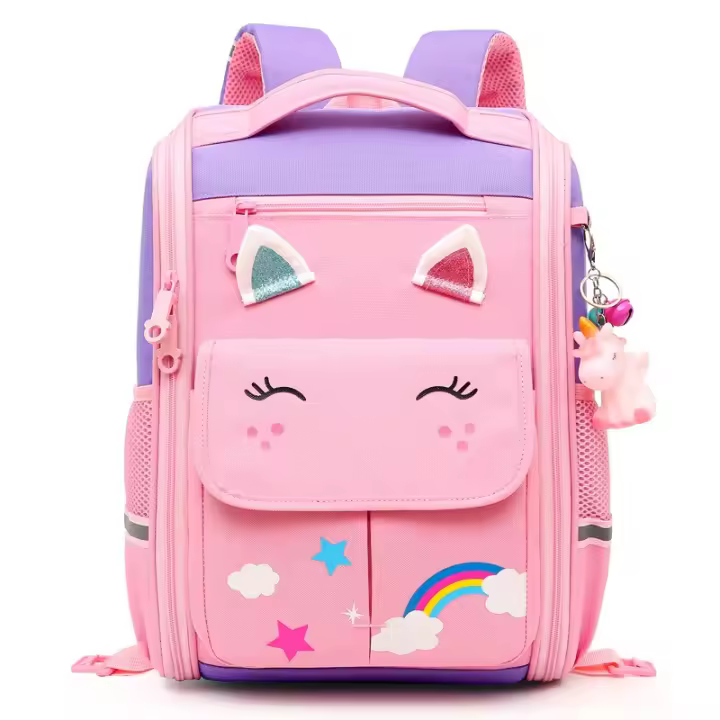 Dibujos animados de la mochila de los niños de la escuela primaria de las niñas de la barra de lazo - 1