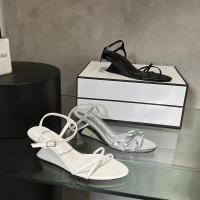 Zapatos de mujer vacíos con cabeza redonda, sandalias de punta abierta de tacón bajo de color sólido a la moda, sandalias de correa versátiles de temperamento simple - details 2