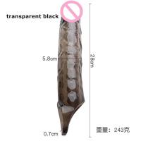 Leten-extensión de manga grande, condón de silicona reutilizable, extensor de pene, juguetes sexuales para hombres, retardante, agrandamiento de pene, adultos 18 - details 6