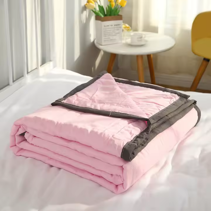 Edredón de algodón para niños, aire acondicionado, fresco, lavable, individual, doble, fino, regalo de verano - 1