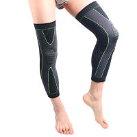 1/2Pcs Full Leg Sleeves Long Leg Compression Sleeve Knee Support Brace for Man Women Sports Cycling Basketball Soccer Arthritis - details 3
