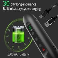 para perros y gatos, dispositivo de entrenamiento antiladridos, entrenador LED ultrasónico con repelente de linterna - details 1