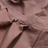 Delantal impermeable ajustable duradero, delantal de cocina de lino y algodón de Color sólido, delantal largo sin mangas de estilo coreano para mujer - details 1