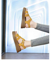 Zapatos de mujer talla gruesa suela suave cómoda playa para mujer verano al aire libre nuevas sandalias - details 6
