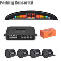 Kit de Sensor de estacionamiento con 4 Radar LED, pantalla Digital precisa de alarma de distancia de obstáculos, Kit Parktronic, Detector de Radar de marcha atrás - details 8