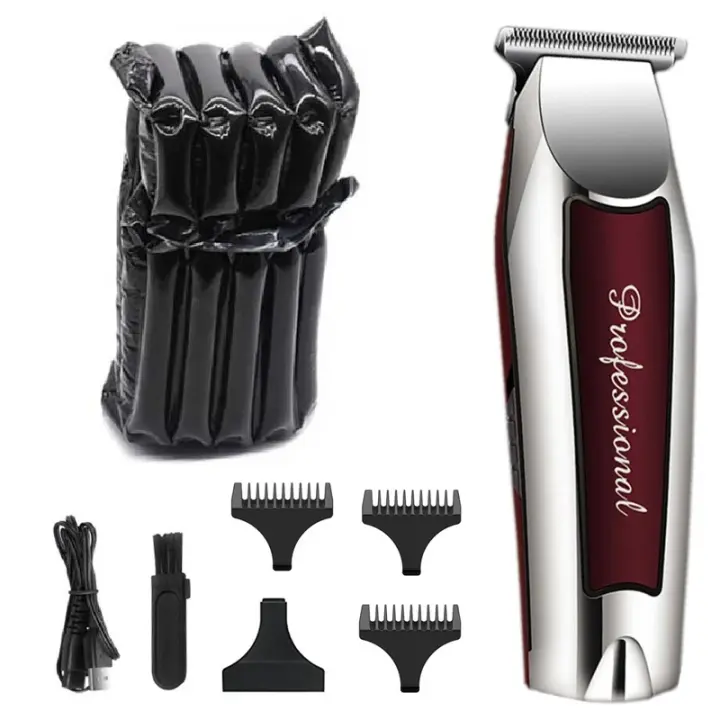 Cortadora de pelo eléctrica recargable para hombres, recortadora de pelo inalámbrica con cable, máquina de corte de pelo con borde de barba, trabajo de detalle de contorno - 1