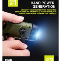 Linterna LED de Mano Equipo de Supervivencia Recargable con Energía Solar - details 5