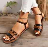 Tallas grandes 43 Zapatos de mujer de verano, nuevo estilo fresco, sandalias planas y huecas para damas, sandalias de una palabra para exteriores - details 5