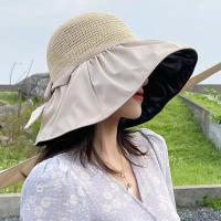 Gorra de Sol de Punto con Lazo de Metal Protección UV Transpirable para Hombres y Mujeres - details 4