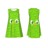Vestido Duo de búho sin mangas informal para mujer, divertido pájaro verde, viajes personalizados, D-Duogos - details 34