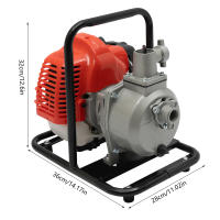 Bomba de Agua de Alta Potencia de 1400W Motor de Doble Troke con Cilindro Único - details 1