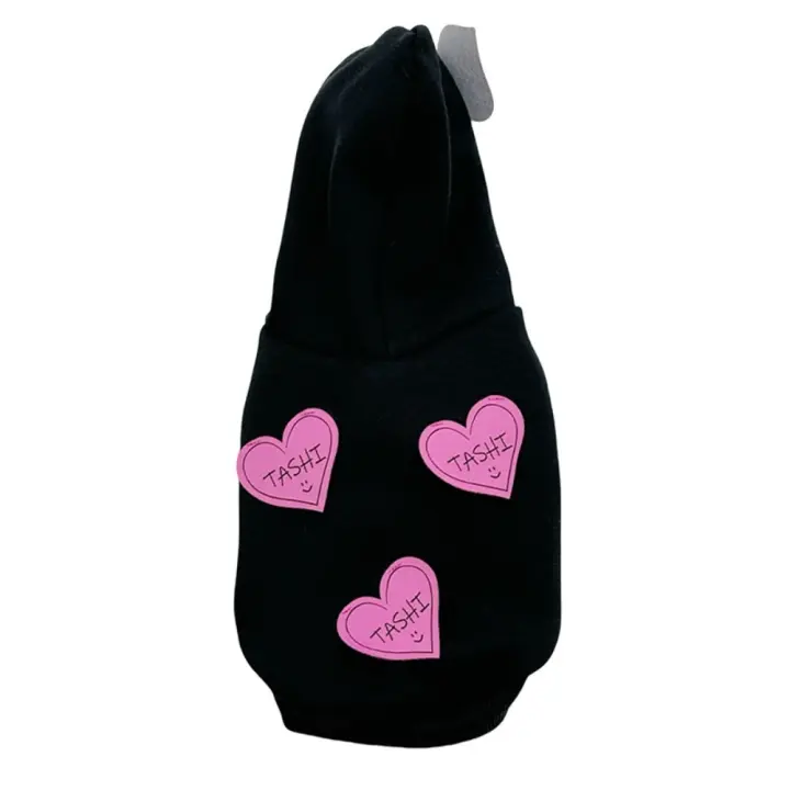 Sudadera de Amor para Perros con Capucha Abrigo Cálido y Grueso para Otoño/Invierno - 1