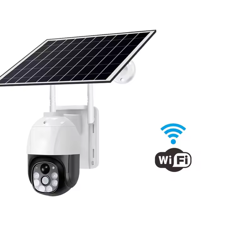 Cámara Solar con Detección de Pedestres PIR Visión Nocturna HD Colores WIFI Baja Consumo de Energía - 1