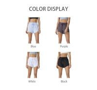Shorts de Yoga ZHUMU GYM Leggings Deportivos Elásticos de Neón para Mujeres - details 4