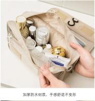 Bolsa de Higiene Viajera Plegable Impermeable Organizadora de Cosméticos con Gancho Colgante - details 7