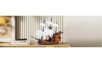 Toy Building Block Set, Pirate Ship Regular Size Brick Model Kit, Creative Ship