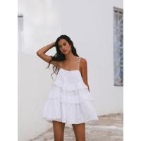 Nuevo Vestido De Tirantes De Moda 2025 Vestido Halter Corto De Múltiples Capas De Verano - details 17