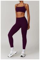 Sujetador de Yoga suave con espalda de belleza para mujer, entrenamiento de gimnasio, deportes de secado rápido, Top elástico con doble hombro y cuello, ropa interior para correr y Fitness al aire libre - details 31