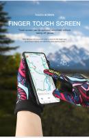 Guantes de ciclismo con estampado al por mayor, guantes de senderismo con dedos completos, guantes de invierno de malla de GEL para mujer - details 3