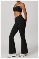 Pantalones de Yoga de Cintura Alta para Mujeres Ajuste Ajustado, Levantamiento de Cadera, Estilo Plumedo Ideal para Yoga y Fitness Material de Nylon - details 33