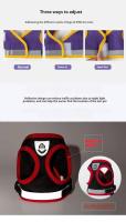 Conjunto de arnés perro, transpirable reflectante ustable, correa chaleco perro con adecuado para perros y gatos pequeños - details 4