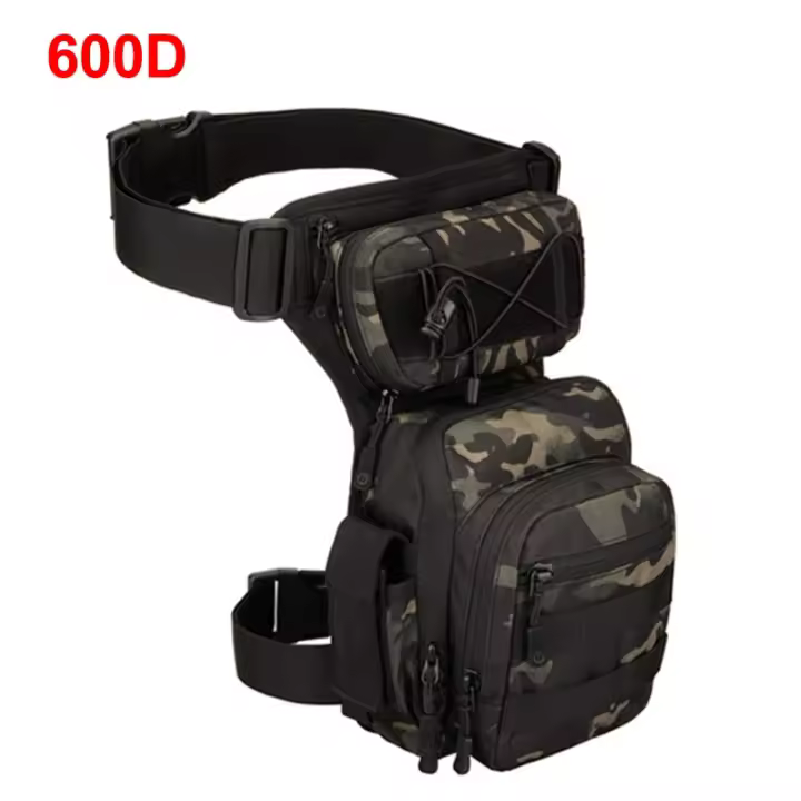 Bolsa de Pierna Táctica de Combate Bolsa de Cinturón Utility para Hombres - 1