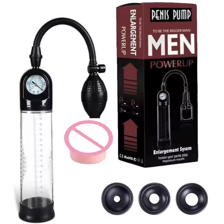 Bomba de vacío para pene - Juguete sexual para hombres para agrandar |   Ampliador de pene y bomba para pene con funda vaginal realista |   Bomba de pene premium para un mejor rendimiento y placer en bombas y ampliadoras Embalaje en caja de color - 1