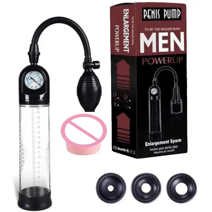 Bomba de vacío para pene - Juguete sexual para hombres para agrandar |   Ampliador de pene y bomba para pene con funda vaginal realista |   Bomba de pene premium para un mejor rendimiento y placer en bombas y ampliadoras Embalaje en caja de color - 1