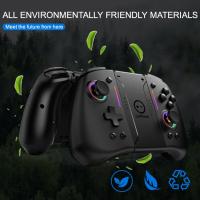 Lámpara de meteororo con mango de juego inalámbrico, 8 colores para Switch / Lite / oled, con funciones programables y vibrantes - details 9