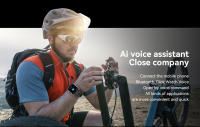 El reloj inteligente AK47 se puede conectar a través de Bluetooth para llamadas y medición del ritmo cardíaco, Material impermeable IP68 - details 14