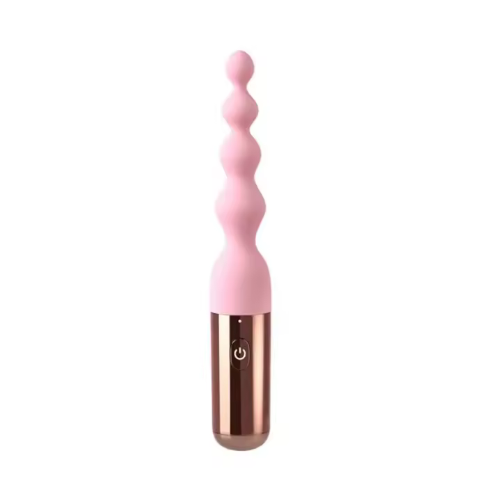 Empaquetado privado Sexy 10 frecuencia Silicona Backyard Bead Vibrador Butt Plug Punto G Masturbación femenina Vibrador Productos para adultos Juguetes sexuales para - 1