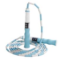 Cuerda de saltar para Fitness segmentada, longitud ajustable sin nudos, cuenta suave, ligera y duradera, 2,8 M - details 1