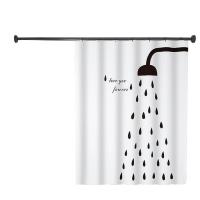 Cortina De Ducha Nórdica Con Geometría Arte Abstracto Impermeable De Poliéster Para Decoración Del Baño Accesorios De Hogar - details 0