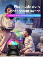 Proyector de bola de discoteca inalámbrico, LED, 7 modos de iluminación, reproductor de tarjeta TF, Altavoz Bluetooth para DJ, boda, fiesta, Bar, KTV - details 5