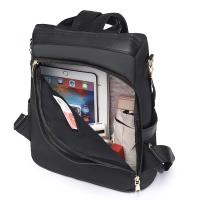Mochila informal de nailon resistente al agua para mujer, bolsos de hombro de viaje de gran capacidad, mochila antirrobo de marca a la moda para mujer - details 24