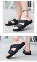 Sandalias de verano de moda para exteriores, estilo papá, de talla grande, con suela gruesa, zapatillas casuales para hombre - details 2
