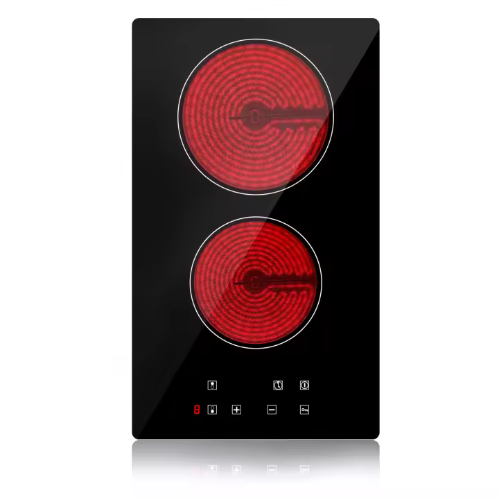 Cocina de Vidrio Cerámico Iseasy 3000 W, 2 Zonas de Cocina, Enchufe, 9 Configuraciones de Calor - 1