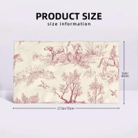 Toile De Jouy Toalla Algodón Francés Azul Marino Baño Ducha Deportes Yoga Toallas - details 84