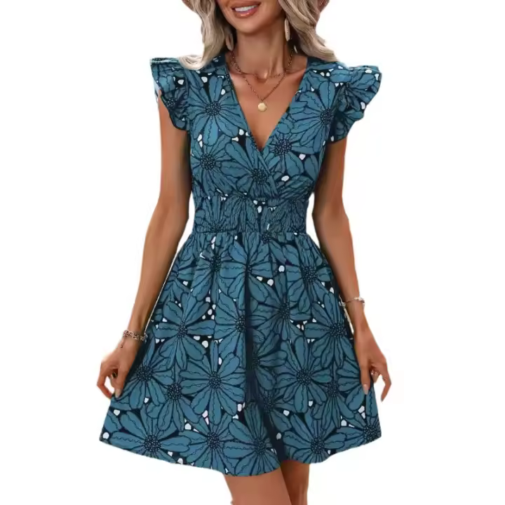 ted vt, camping para mujer, minifalda V-ne, vacaciones - 1