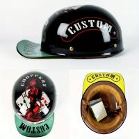 Casco De Moto Retro para hombre, gorra De béisbol De media cara, con personalidad, certificación DOT - details 8