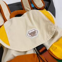 Bolsas para padres e hijos de 2 tamaños a juego de colores, mochila escolar con cordón multibolsillo de estilo coreano, mochila de nailon de gran capacidad para niños - details 14