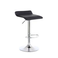 2 x Taburetes de Bar Taburete Cocina Silla de Comedor Piel Sintética Negro - details 5