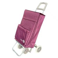 Happy casa Carro Carrito de Compra Plegable Ligero Bolsa Termo 90x30x39cm, Resistente, Plegable, con 4 Ruedas Resistentes, para la Compra de Alimentos, Capacidad de Carga 40 Litros - details 1