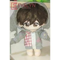 Evelyn (muñeca) 20cm Mini Sudadera con capucha gris ropa con orejas de conejo mono de estilo de dibujos animados Mini ropa Love and Deepspace ropa diy regalo - details 2