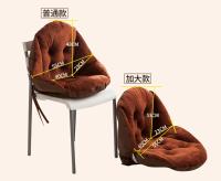 Cojín de Silla de Oficina Comodo Semi-Cerrado de Un Asiento para Alivio del Dolor Sciatica Asientos de Tierra con Respaldo y Cojín - details 2