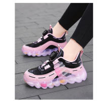 Zapatillas deportivas antideslizantes para niños y niñas, zapatos de cuero impermeables, ligeros, bonitos, rosas, informales, tenis para correr - details 20