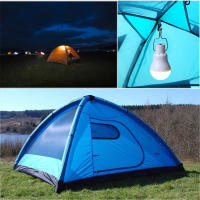 Lámpara Solar Portátil Bombilla LED Recargable para Campamento Pesca Nocturna Panel Solar de Energía Renovable Luz Blanca 1.5W - details 8