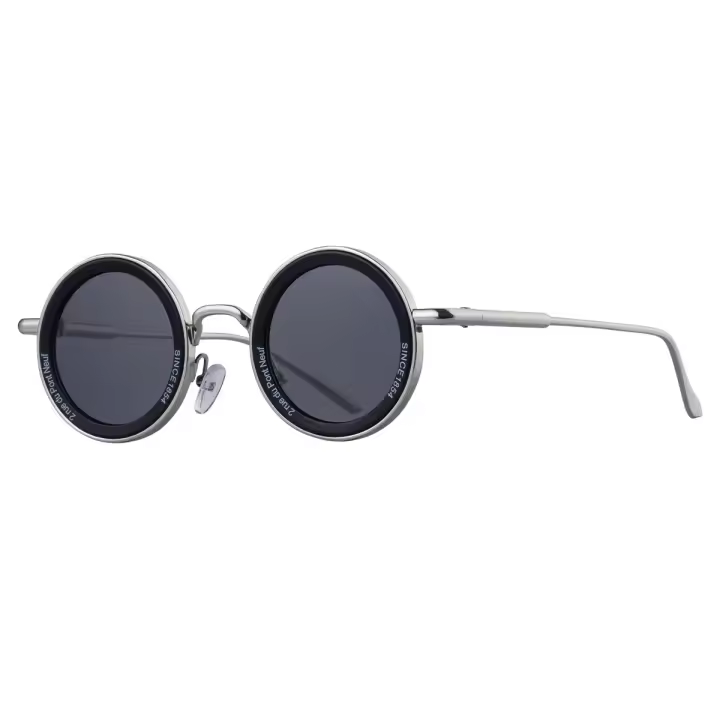 Gafas de sol redondas nuevas 2025 para hombre, gafas de sol retro especiales con protección solar para hombre - 1