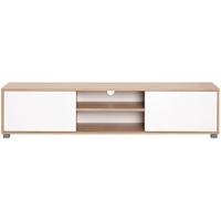 Mueble TV Salón Mesa para TV Color Roble y Blanco 180 x 40 x 41 cm - details 2