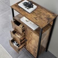 Armario de Baño de Madera Diseño de Cajón y Estante Ajustable Ideal para Cocina y Sala de Estar - details 21